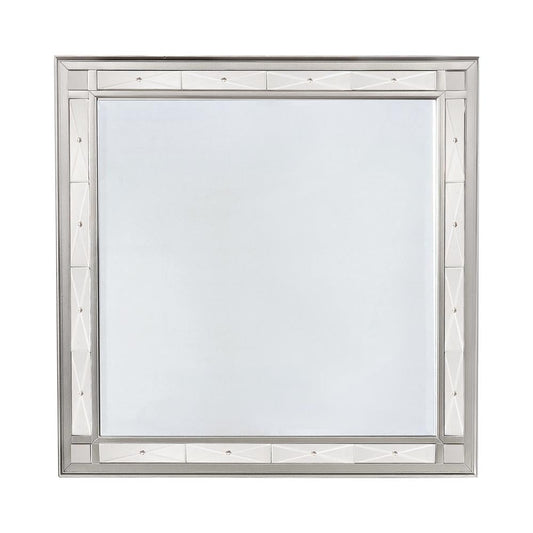 Leighton Contemporary Dresser Mirror With Beveled Edge - ATL FURNITURE