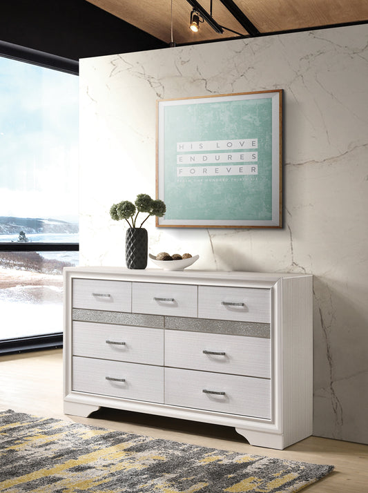 Miranda 7-drawer Dresser White