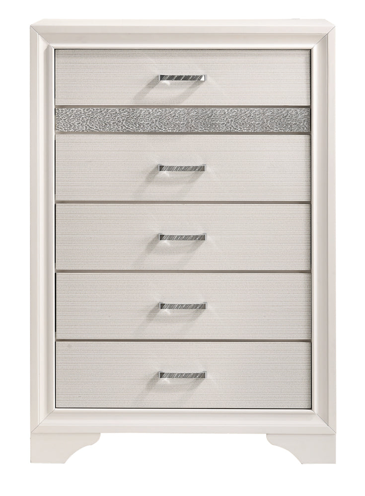 Miranda 5-drawer Bedroom Chest White