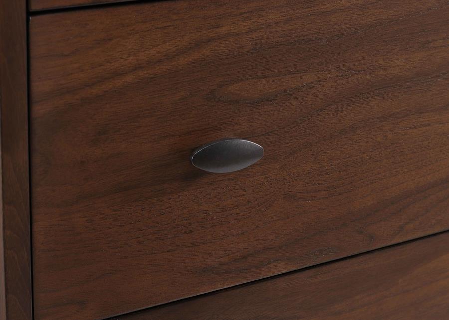 Robyn 4-Piece Full Bedroom Set Dark Walnut