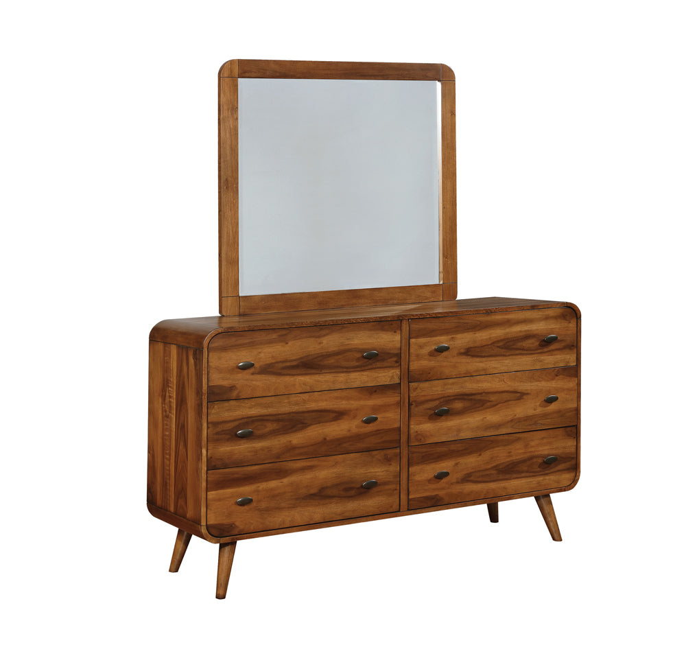 Robyn Dresser Mirror Dark Walnut