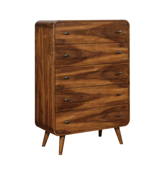 Robyn Dark Walnut Chest - ATL FURNITURE