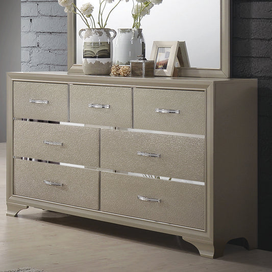 Beaumont 7-drawer Dresser Champagne