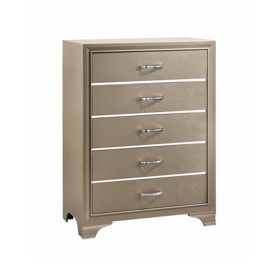 Beaumont Transitional Champagne Chest - ATL FURNITURE