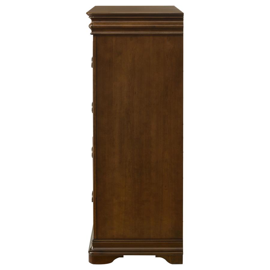 Garland 4-Drawer Bedroom Chest Of Drawers Brown Cherry