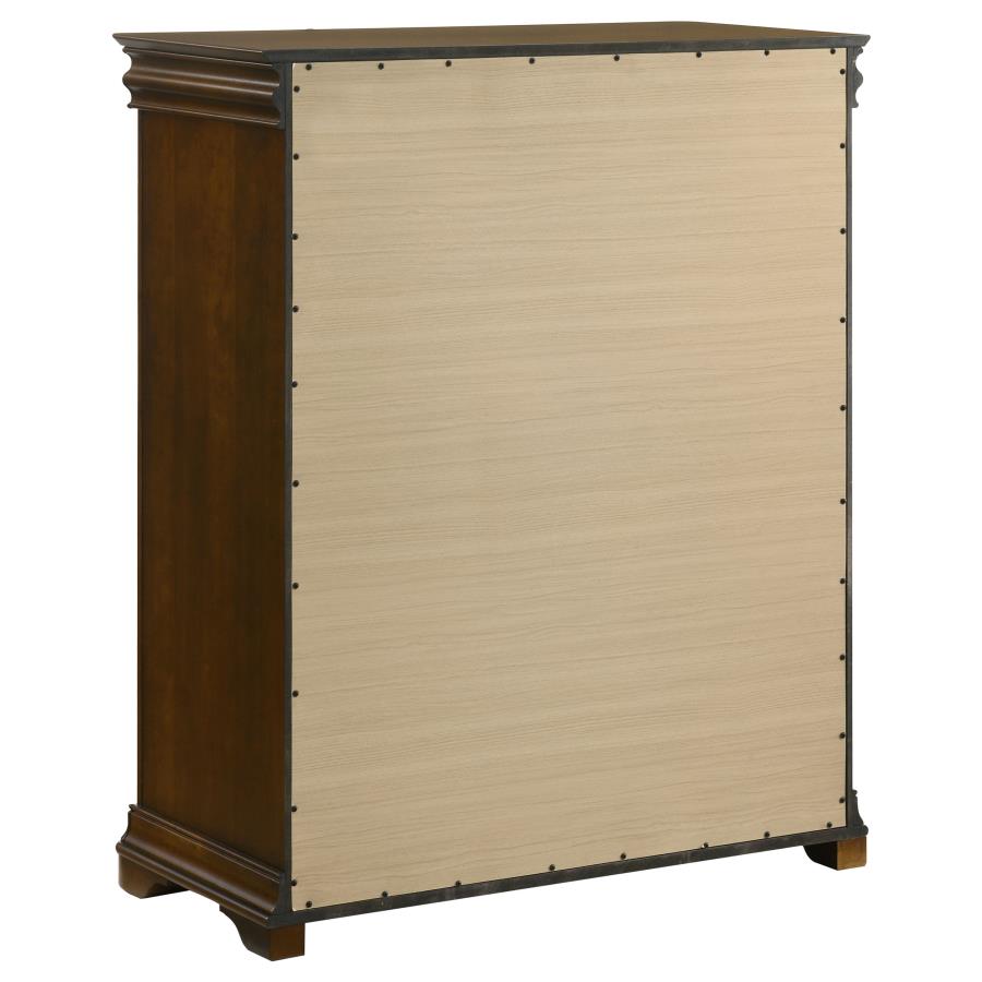 Garland 4-Drawer Bedroom Chest Of Drawers Brown Cherry
