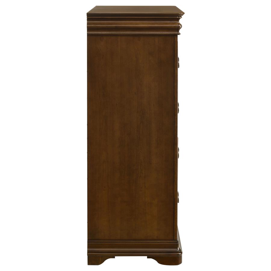 Garland 4-Drawer Bedroom Chest Of Drawers Brown Cherry