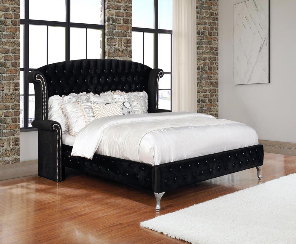 Deanna Contemporary Eastern King Bed - ATL FURNITURE