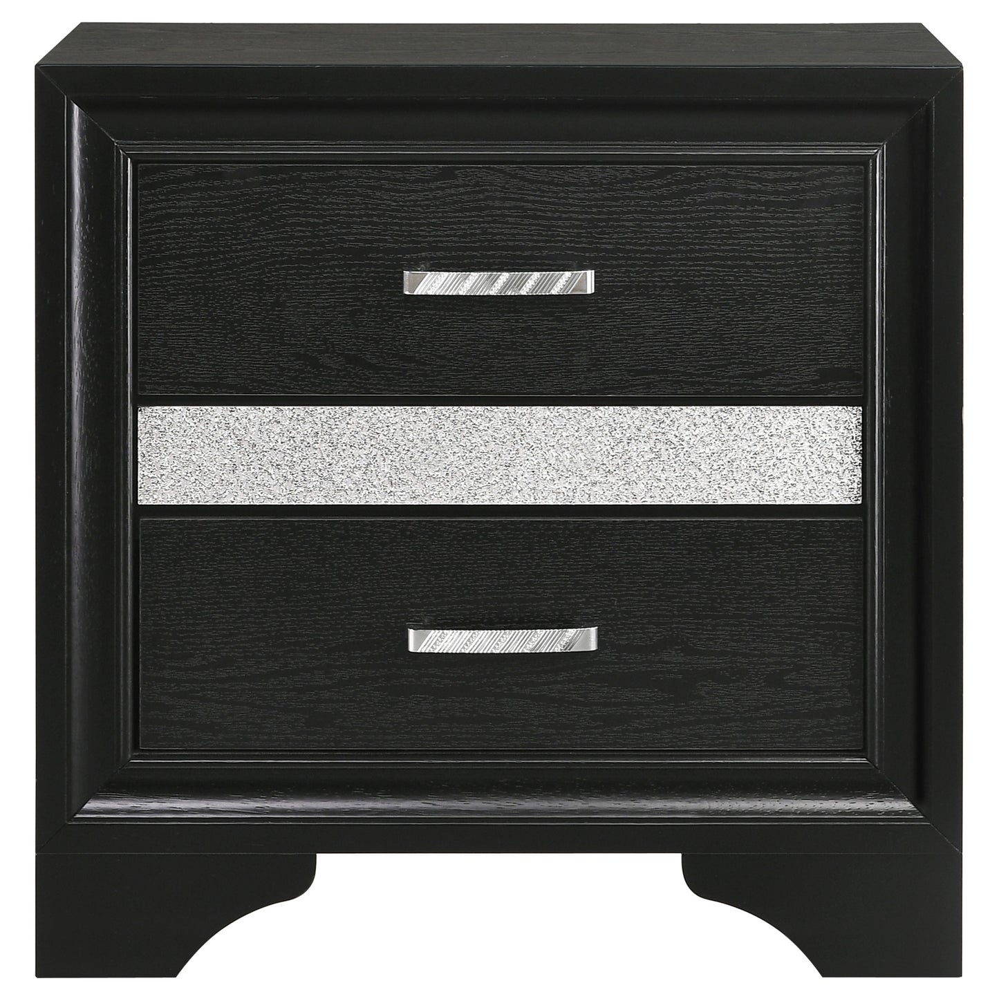 Miranda 51-inch Wood Eastern King Storage Panel Bed Black