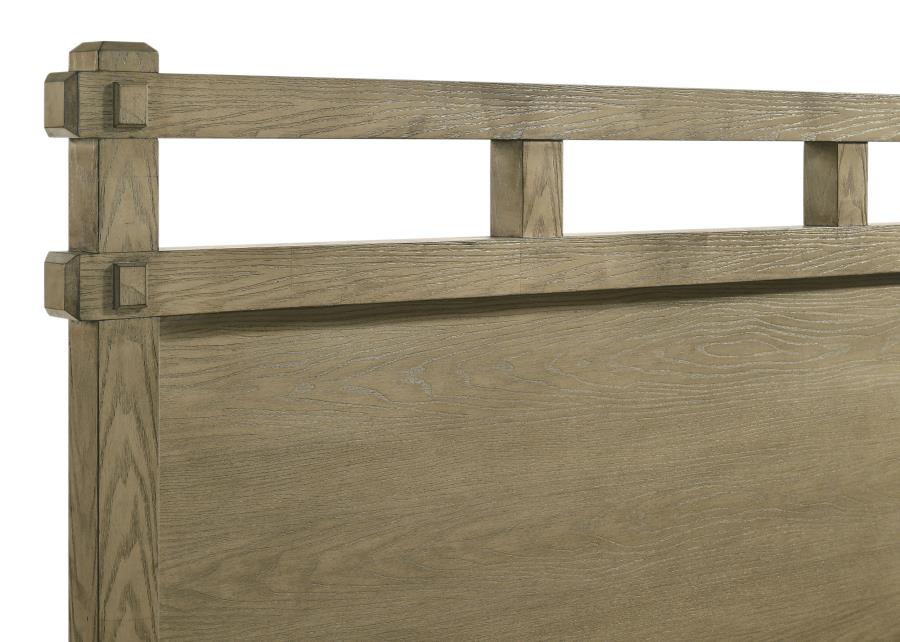 Hazlewood 61-Inch Queen Panel Bed Vineyard Oak