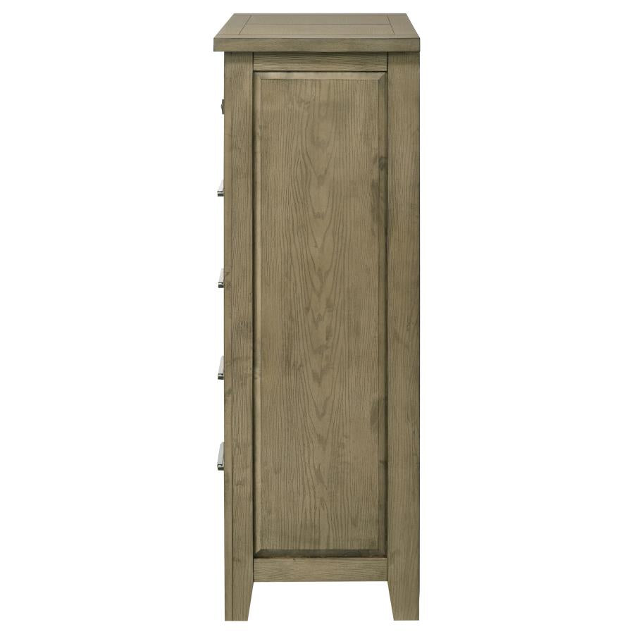 Hazlewood 5-Drawer Bedroom Chest Of Drawers Vineyard Oak