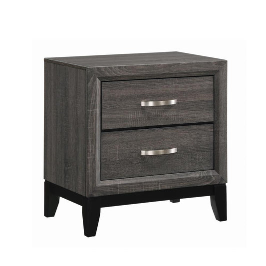 Watson Rustic Grey Oak Nightstand - ATL FURNITURE