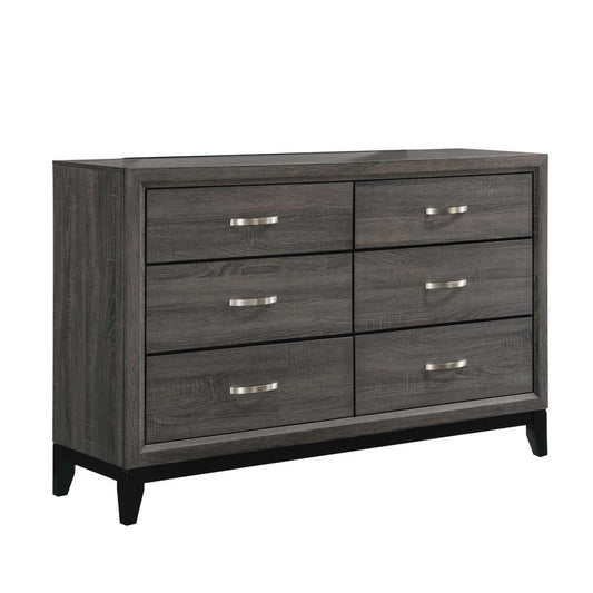 Watson Rustic Grey Oak Dresser - ATL FURNITURE