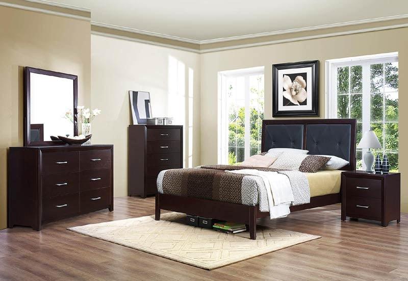 Homelegance - Edina 6 Piece Queen Bedroom Set - 2145-1-6Set - ATL FURNITURE