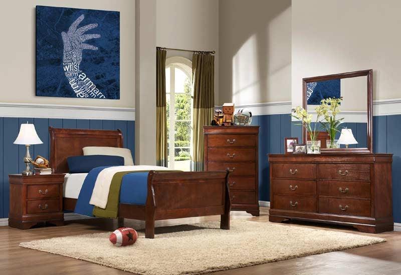 Homelegance - Mayville 5 Piece Eastern King Bedroom Set - 2147K-1Ek-5Set - ATL FURNITURE