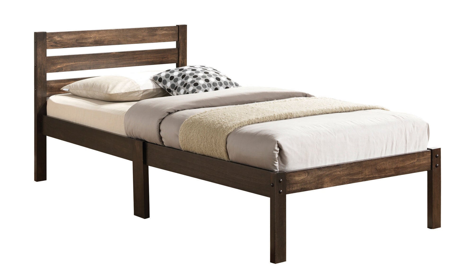 Donato Ash Brown Twin Bed - ATL FURNITURE