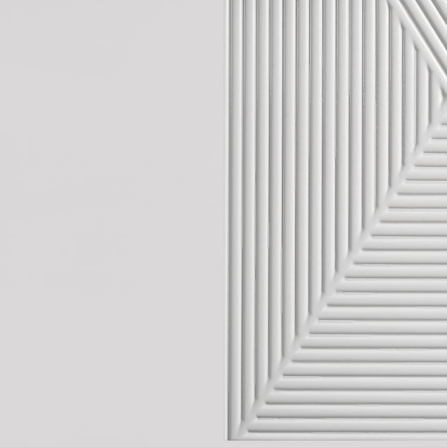 Cassia 2-Drawer Nightstand Bedside Table White High Gloss