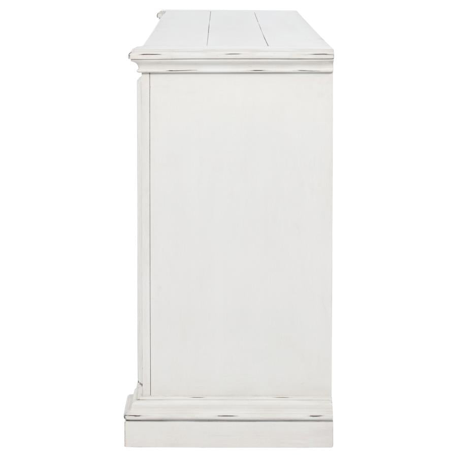 Mckinney 6-Drawer Bedroom Dresser Cabinet Vintage White