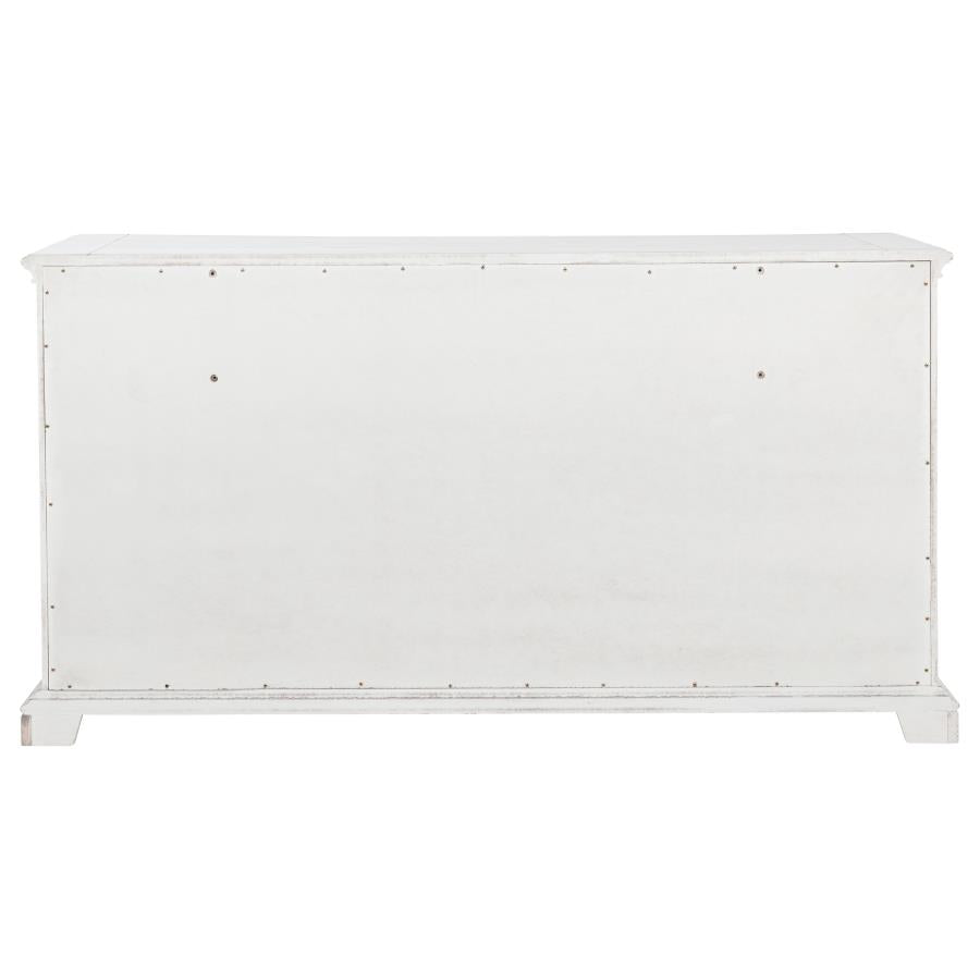 Mckinney 6-Drawer Bedroom Dresser Cabinet Vintage White