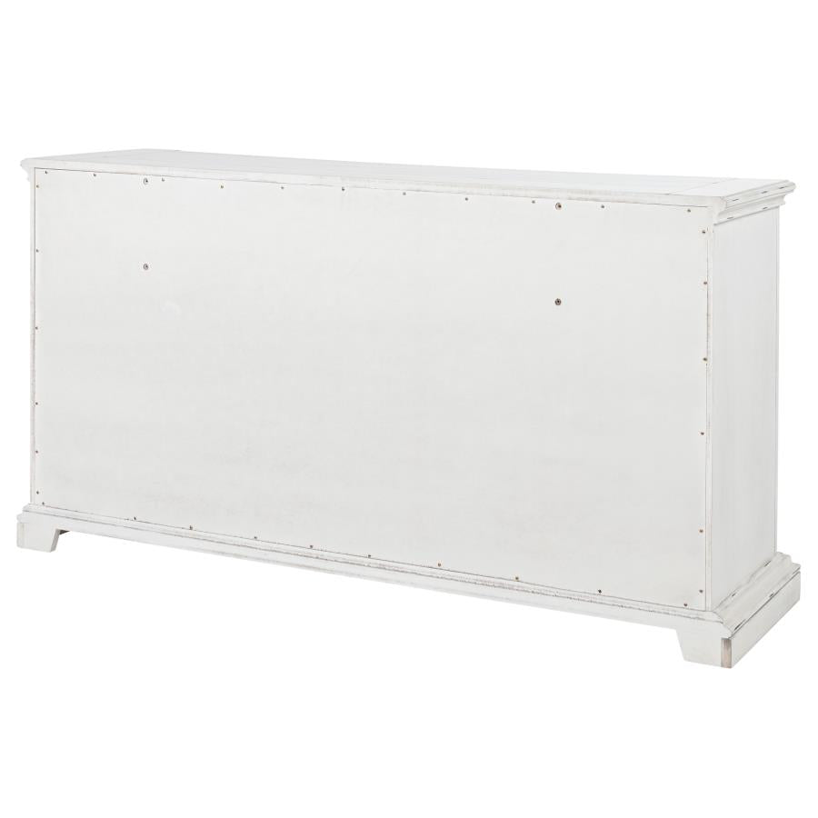 Mckinney 6-Drawer Bedroom Dresser Cabinet Vintage White