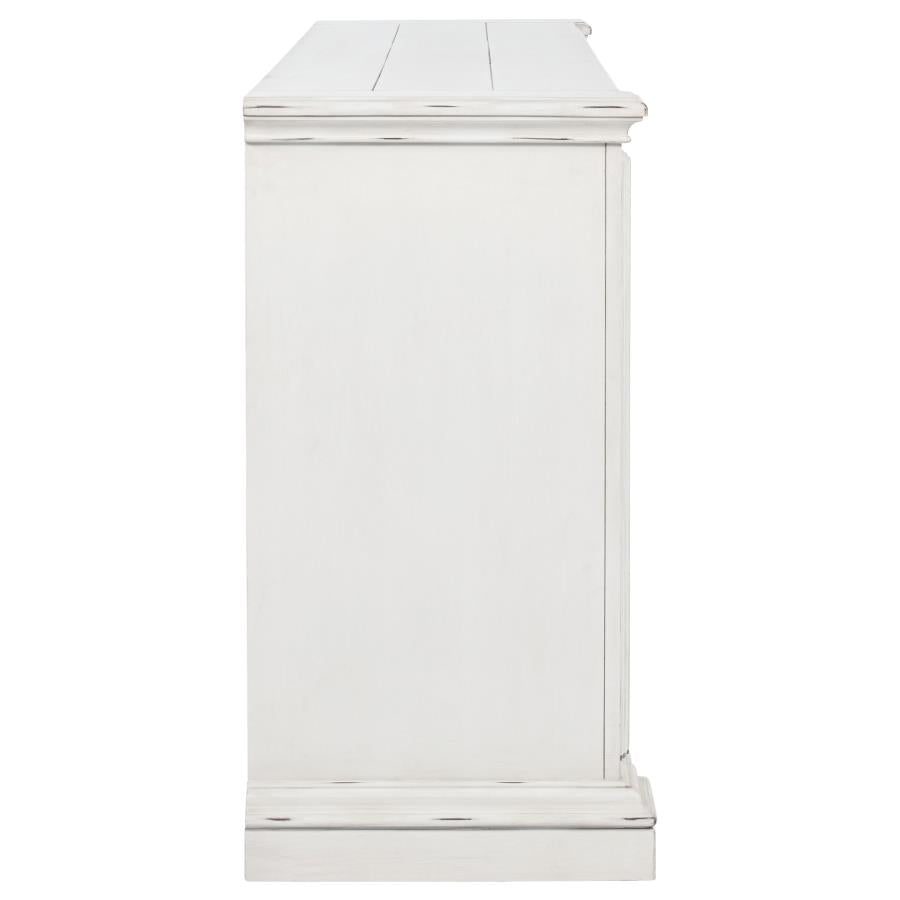 Mckinney 6-Drawer Bedroom Dresser Cabinet Vintage White