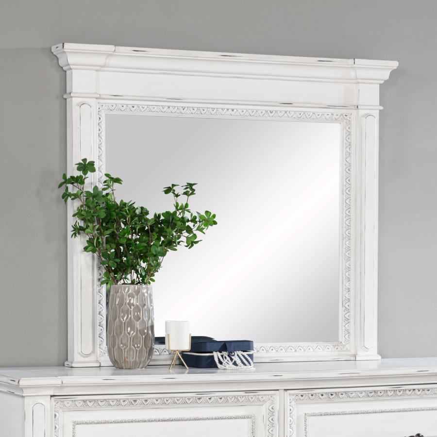 Mckinney Dresser Mirror Vintage White