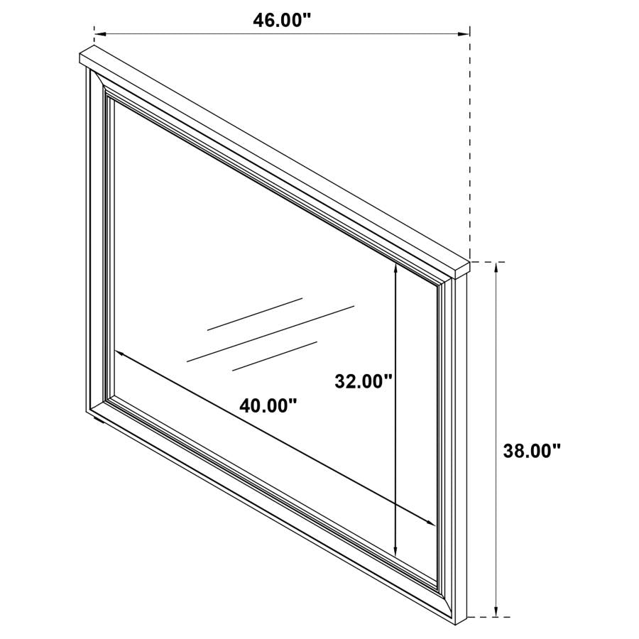 Pembroke 5-Piece Eastern King Bedroom Set Washed Oak
