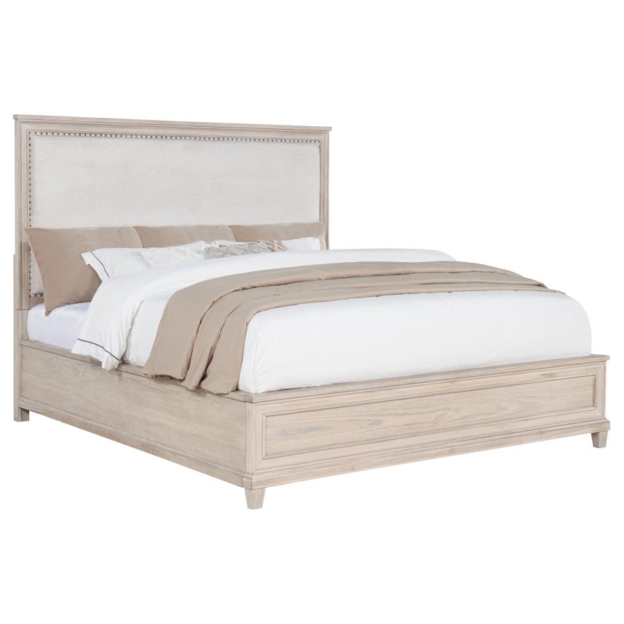 Pembroke 66-Inch Eastern King Panel Bed Washed Oak