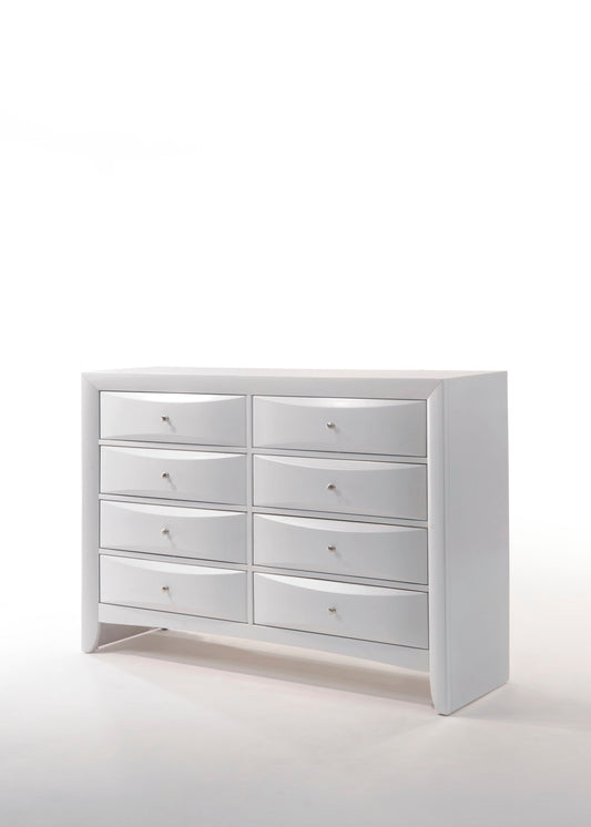 Ireland White Dresser - ATL FURNITURE