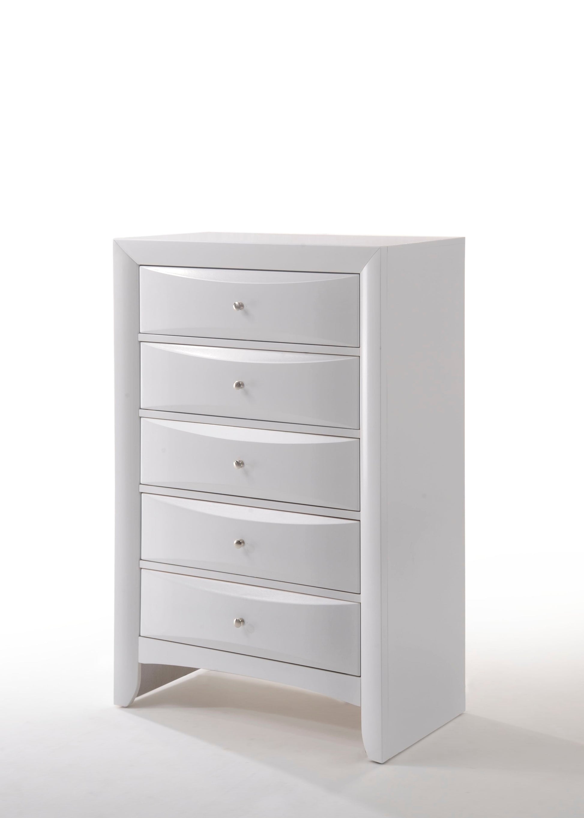 Ireland White Chest - ATL FURNITURE