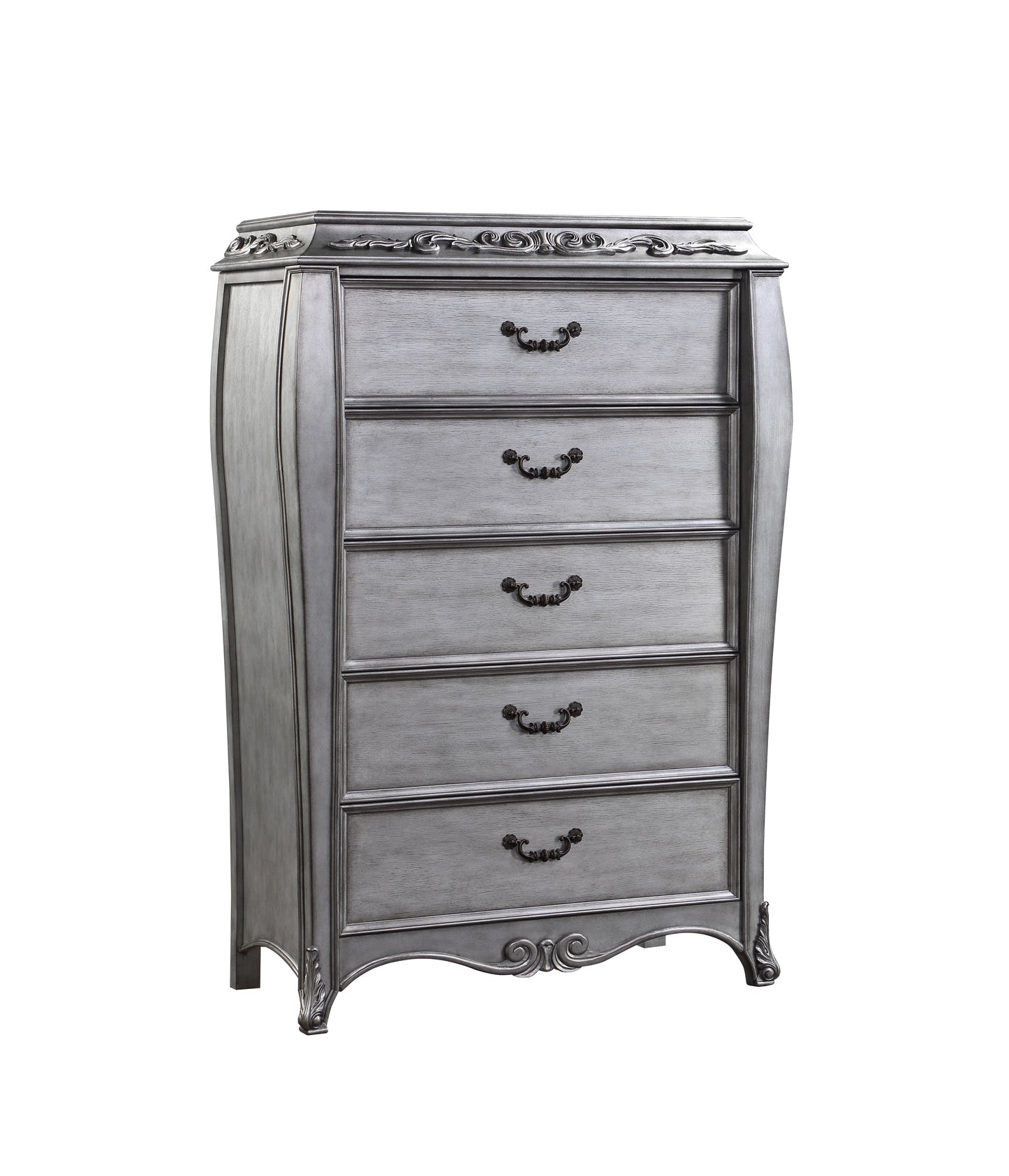 Leonora Vintage Platinum Chest - ATL FURNITURE