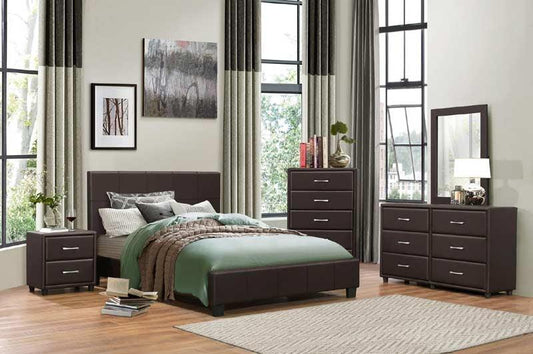 Homelegance - Lorenzi 6 Piece Queen Bedroom Set - 2220Dbr-1-6Set - ATL FURNITURE