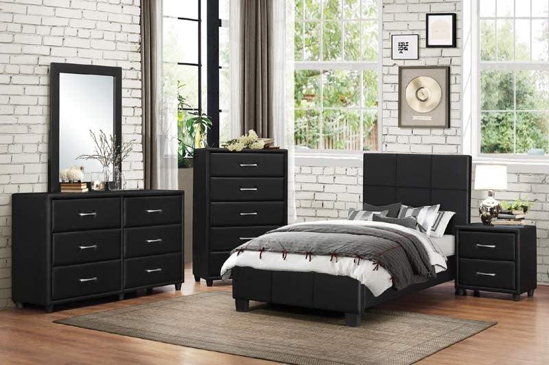 Homelegance - Lorenzi 6 Piece Twin Size Bedroom Set - 2220T-1-6Set - ATL FURNITURE