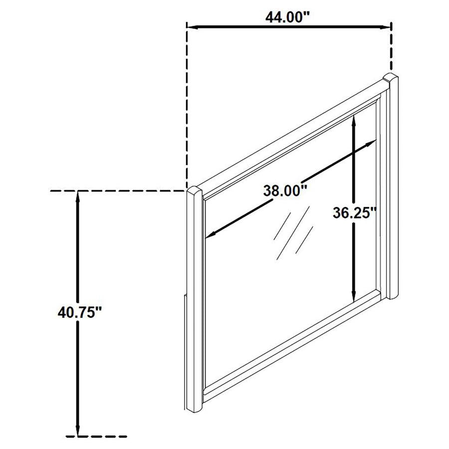 Leandro 4-Piece Eastern King Bedroom Set Burnished Black