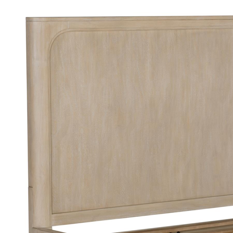 Solano 56-Inch Eastern King Panel Bed Weathered Mango