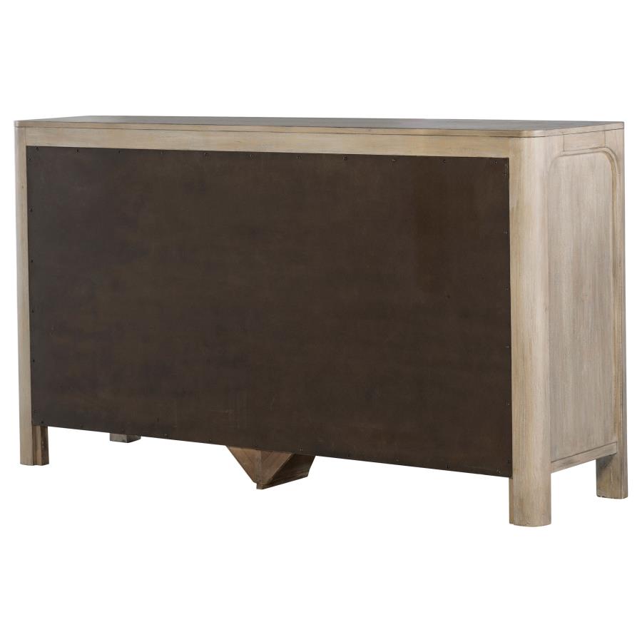 Solano 9-Drawer Bedroom Dresser Cabinet Weathered Mango