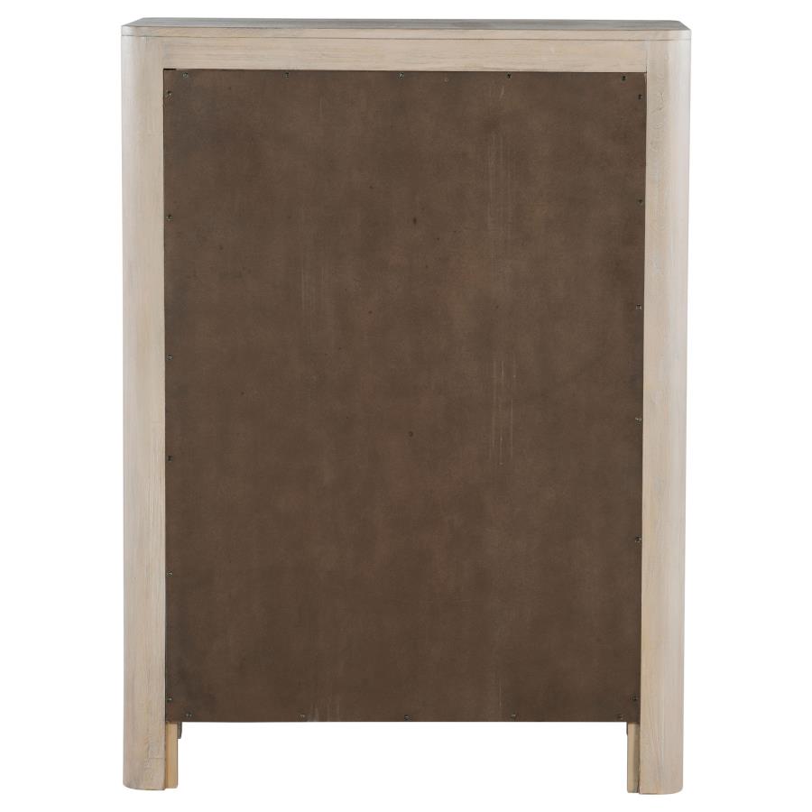 Solano 5-Drawer Bedroom Chest Of Drawers Weathered Mango