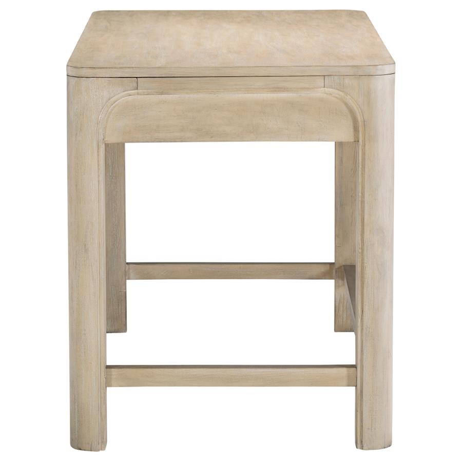 Solano 2-Drawer Makeup Table Vanity Desk Weathered Mango