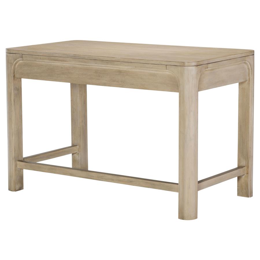 Solano 2-Drawer Makeup Table Vanity Desk Weathered Mango