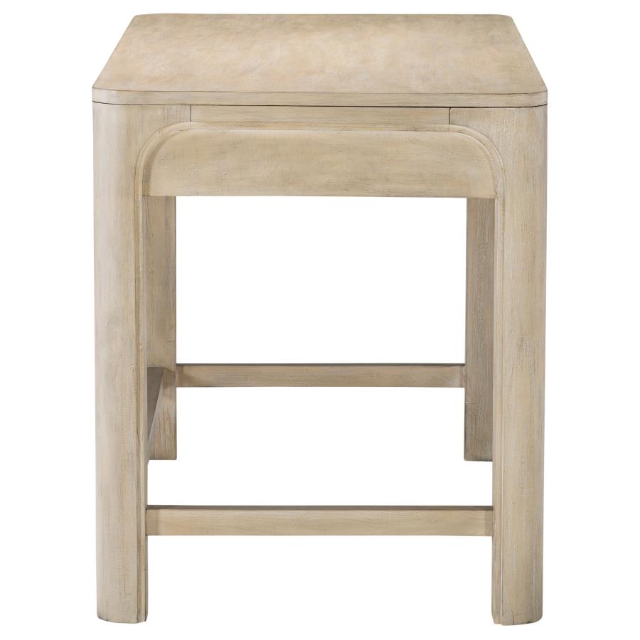 Solano 2-Drawer Makeup Table Vanity Desk Weathered Mango