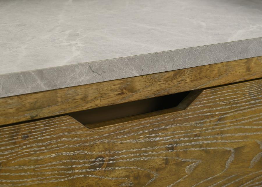 Henderson 4-Piece Queen Bedroom Set Medium Oak