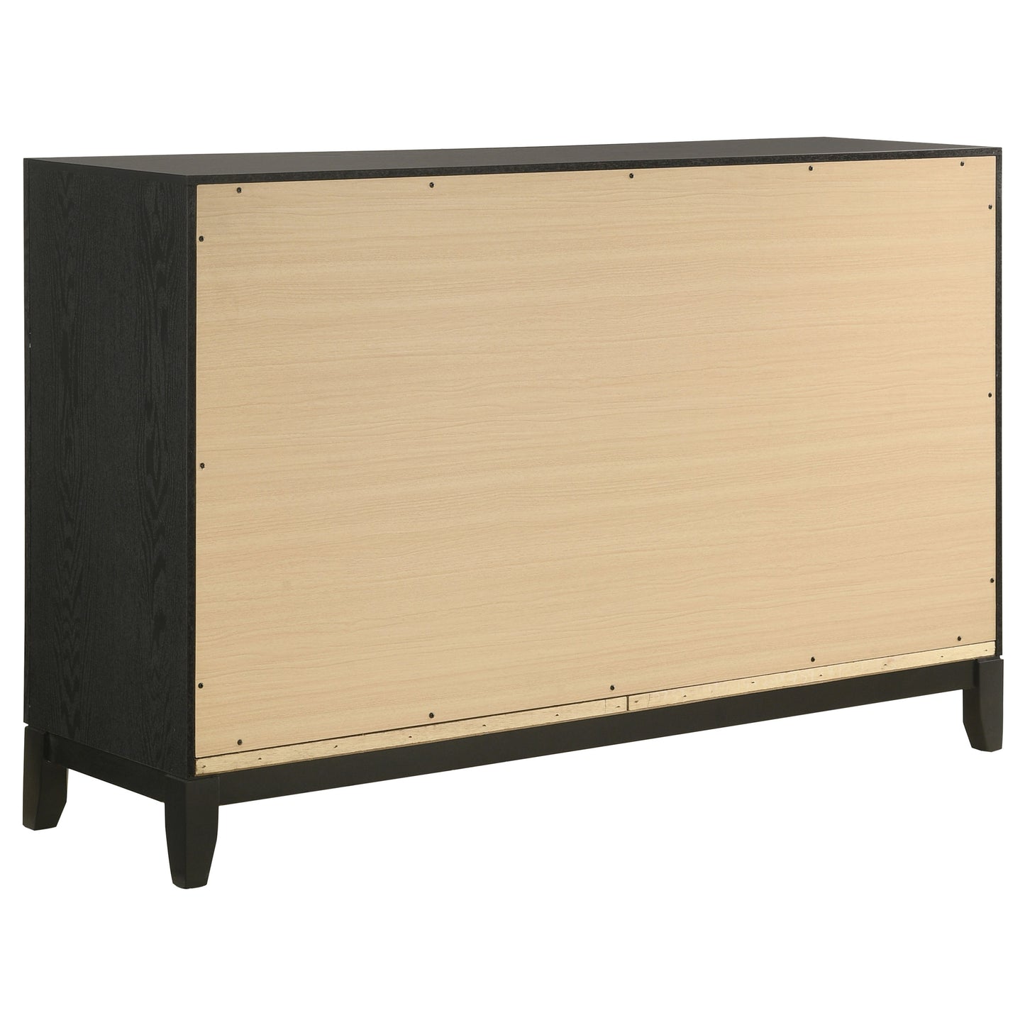 Valencia Queen Bed Light Brown and Black
