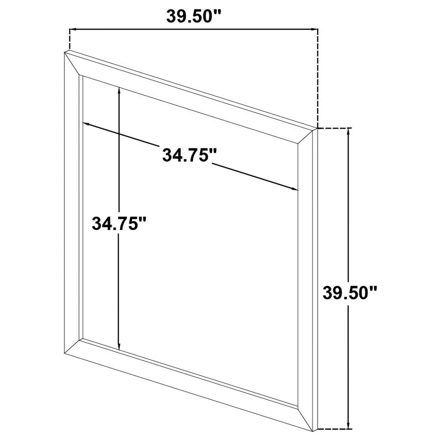 Ines 5-Piece Eastern King Bedroom Set Navy And White High Gloss