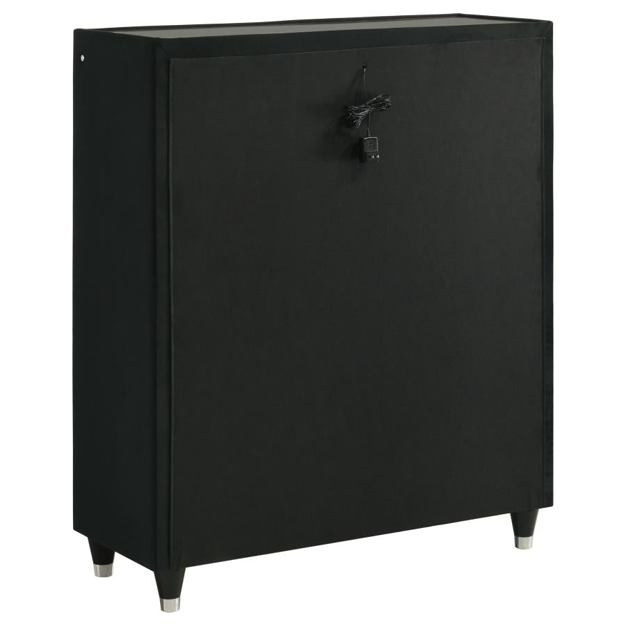 Lorient 5-Piece Queen Bedroom Set Black