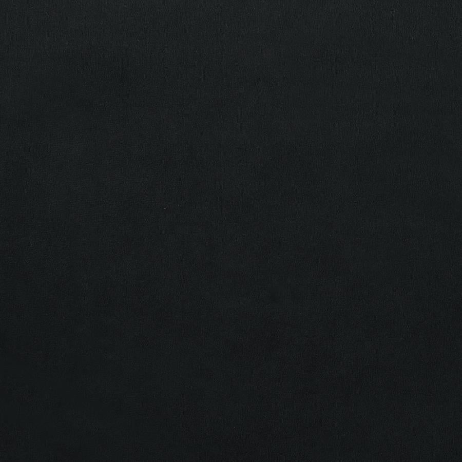 Lorient Queen Led Upholstered Wingback Bed Black