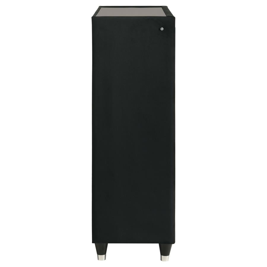 Lorient 5-Drawer Led Chest Of Drawers Black