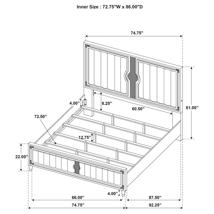 E King 5 Pc Set