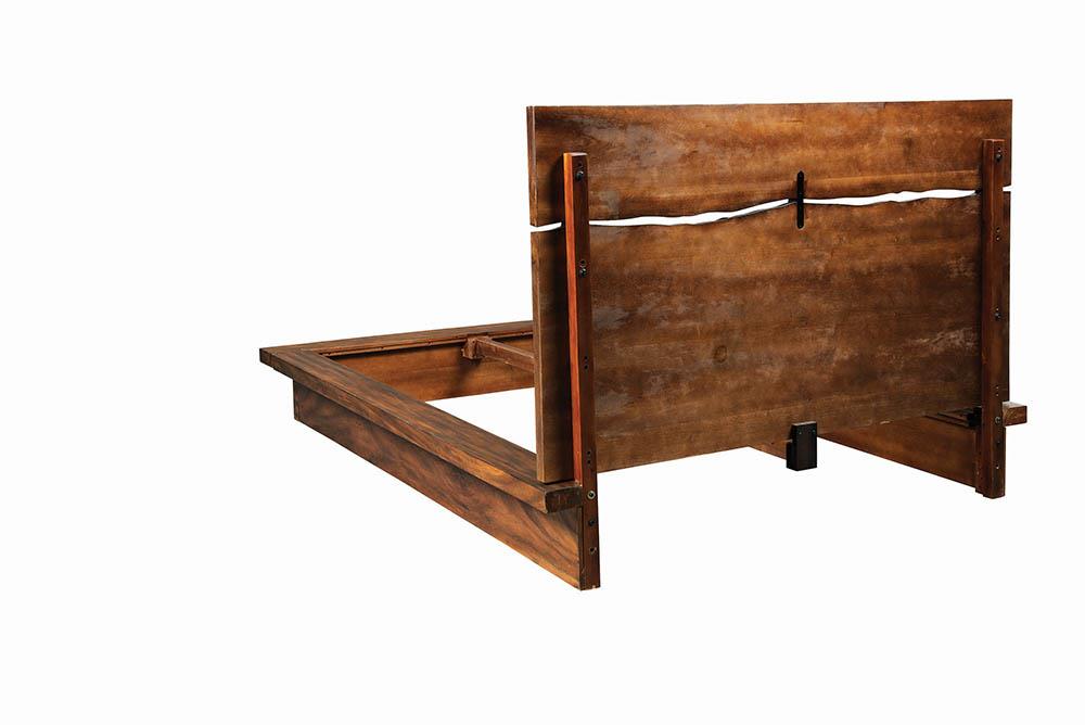 Winslow Wood Eastern King Panel Bed Smokey Walnut