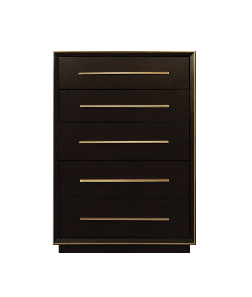 Durango 5-drawer Bedroom Chest Smoked Peppercorn