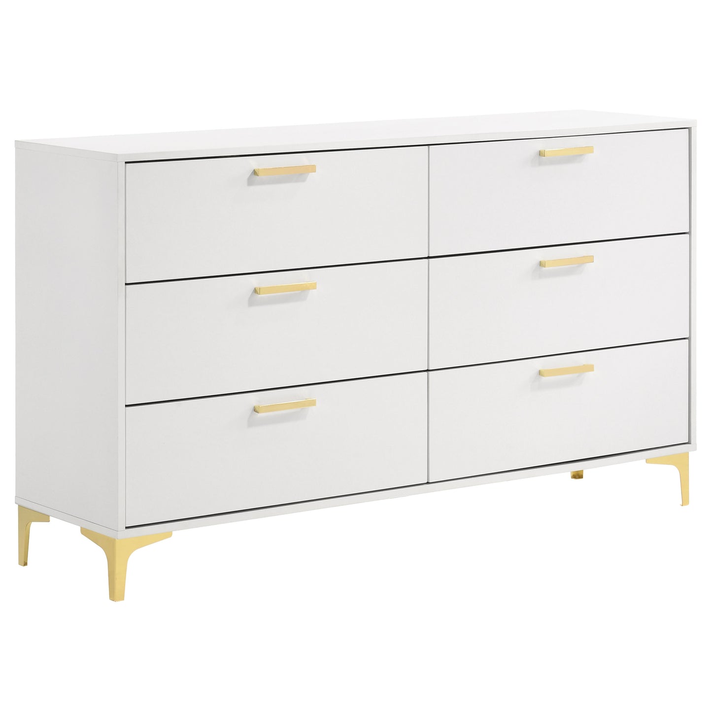 Kendall Tufted Upholstered Panel Queen Bed White